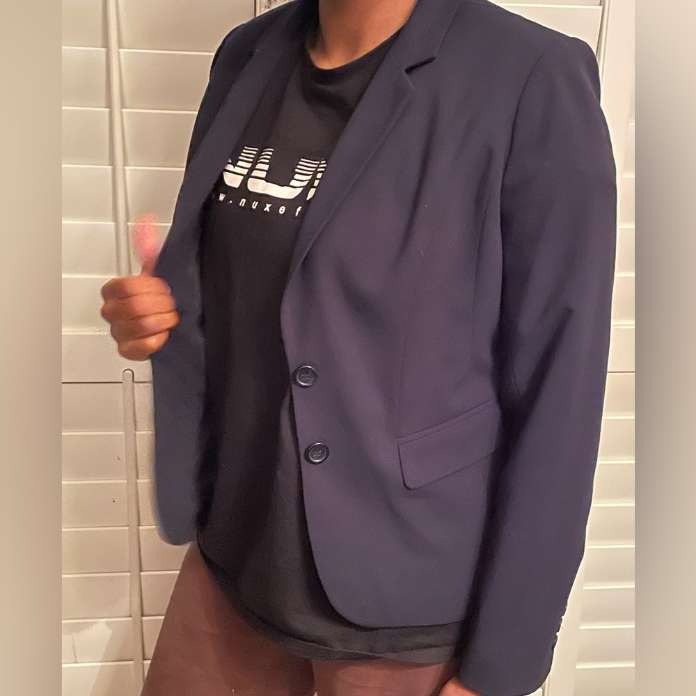 The Limited 2 button Navy Blue Blazer Women’s Size 12